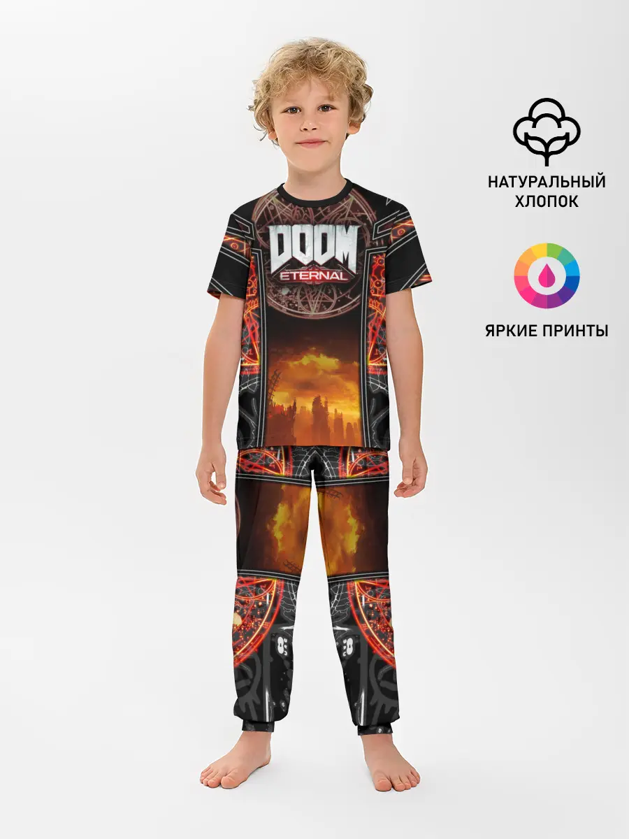 Детская пижама с брюками / DOOM ETERNAL