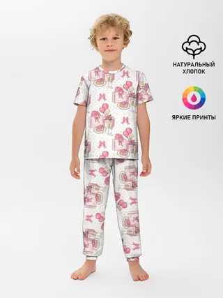 Детская пижама с брюками / Счастливый день рождения
