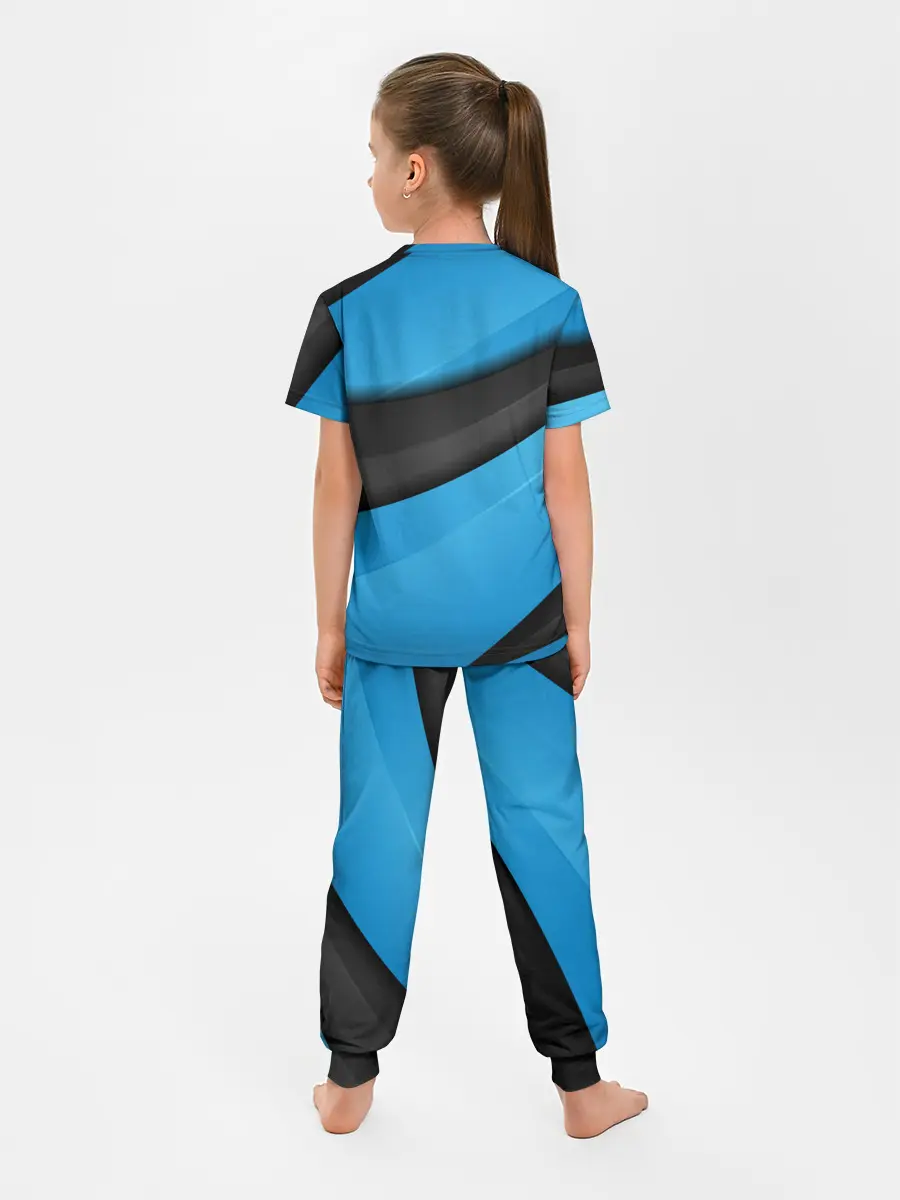 Детская пижама с брюками / Blue Sport Style
