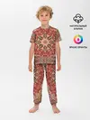 Детская пижама с брюками / Ковер на стене
