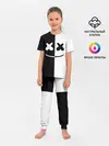 Детская пижама с брюками / MARSHMELLO BLACK & WHITE