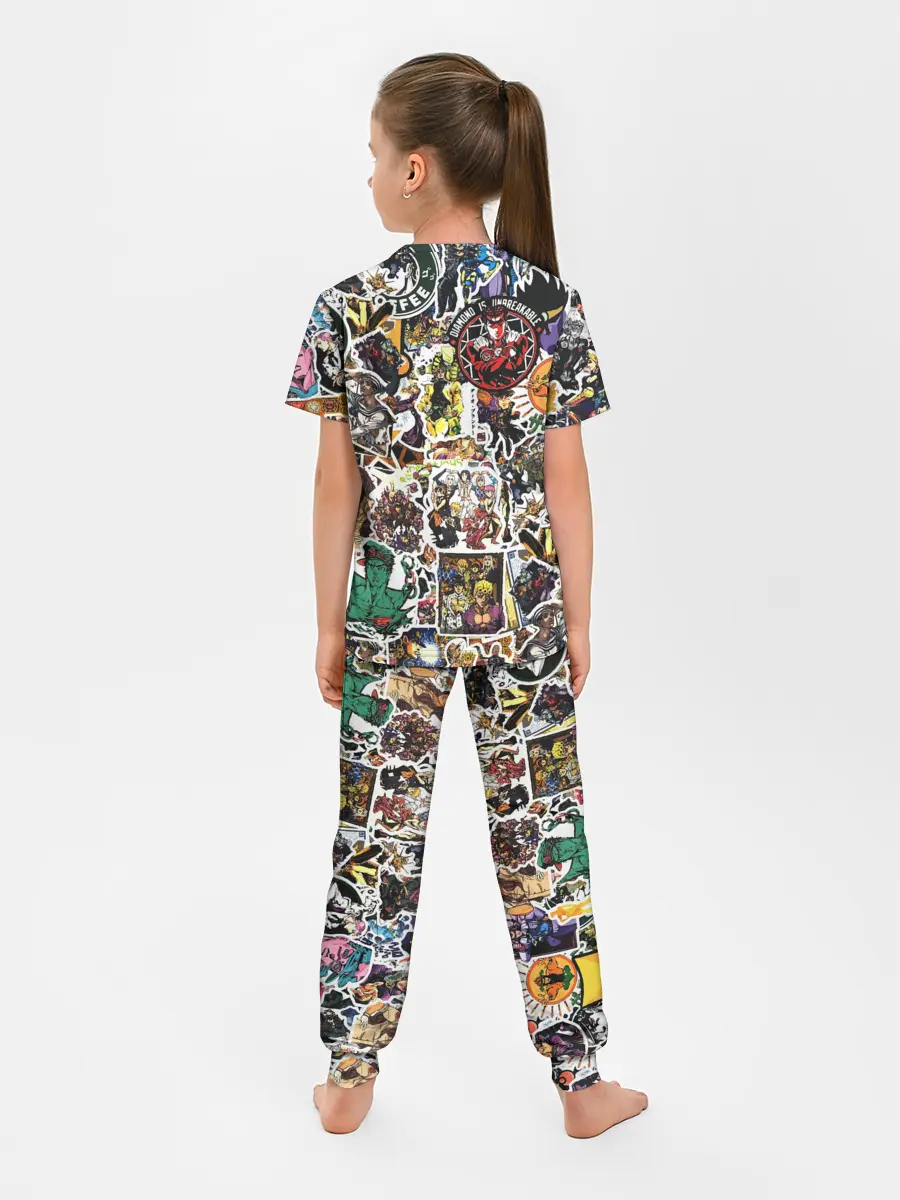 Детская пижама с брюками / JoJo’s Sticker Bombing
