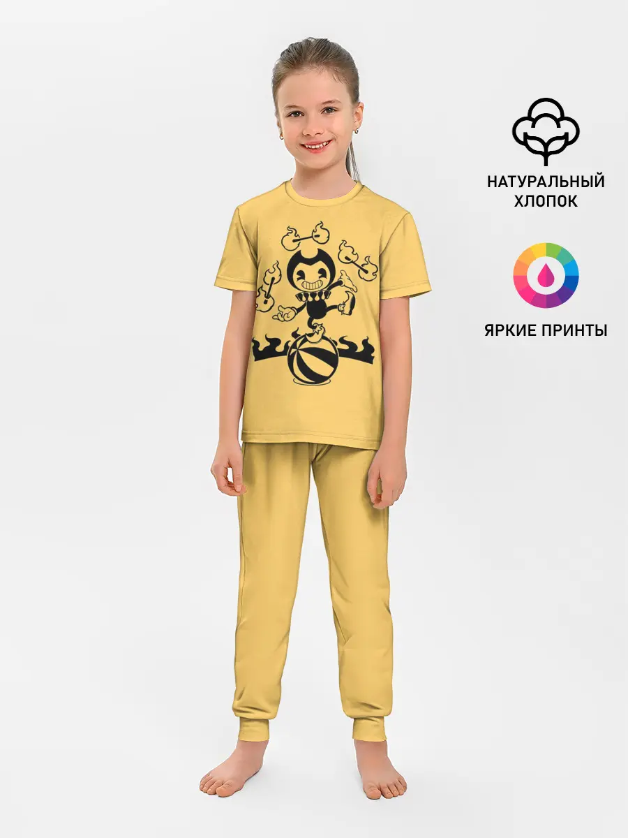 Детская пижама с брюками / Bendy And The Ink Machine