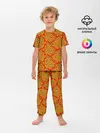Детская пижама с брюками / Хохломские узоры
