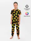 Детская пижама с брюками / BOO! ПРИЗРАК, ПРИВЕДЕНИЕ ХЕЛЛОУИН ОРАНЖЕВЫЙ