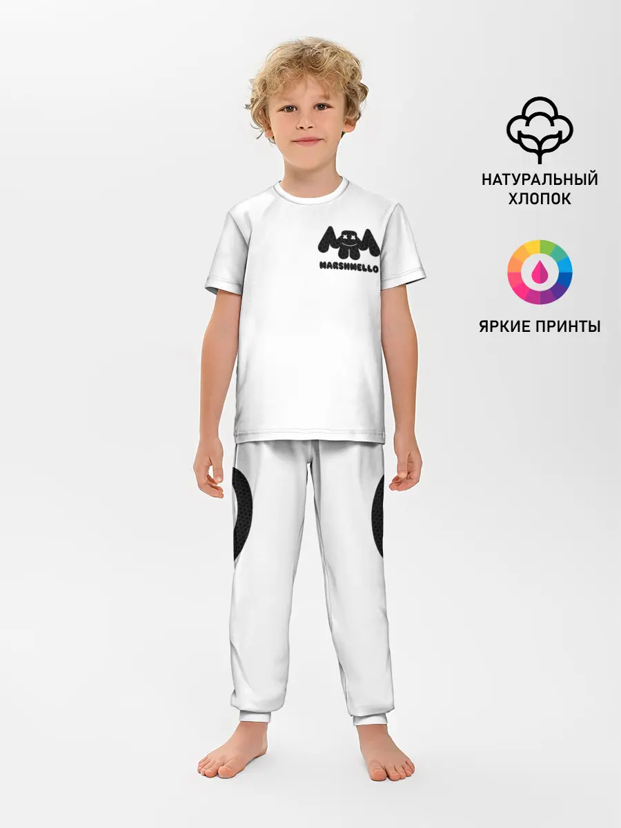 Детская пижама с брюками / Marshmello (Спина)