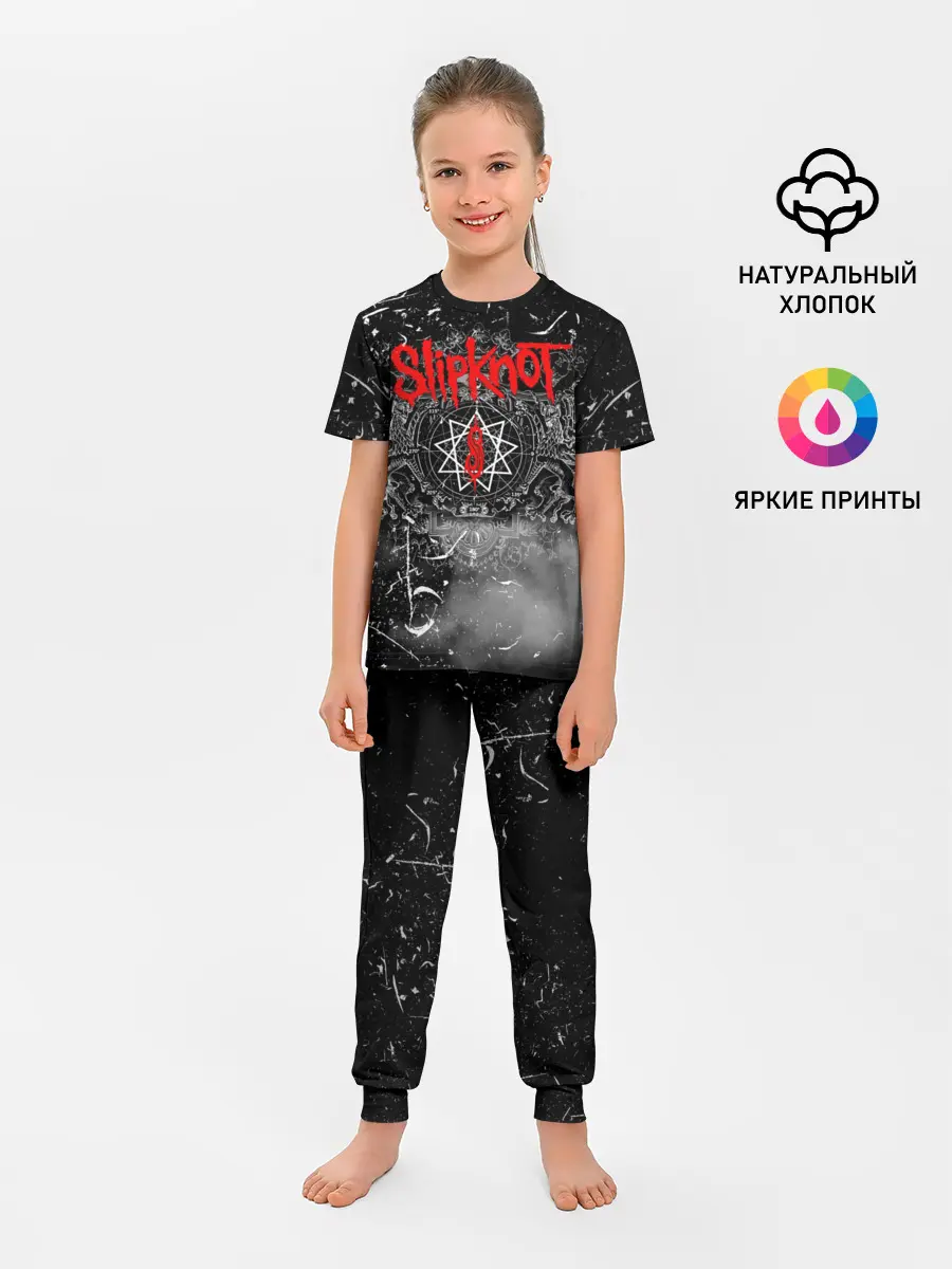 Детская пижама с брюками / Slipknot Grunge Rock | СЛИПКНОТ