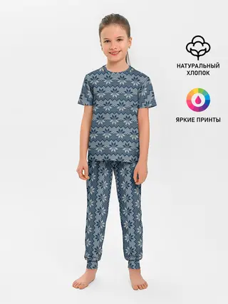 Детская пижама с брюками / Северные Узоры