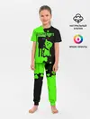 Детская пижама с брюками / Любовь Эндермена и Крипера Майнкрафт
