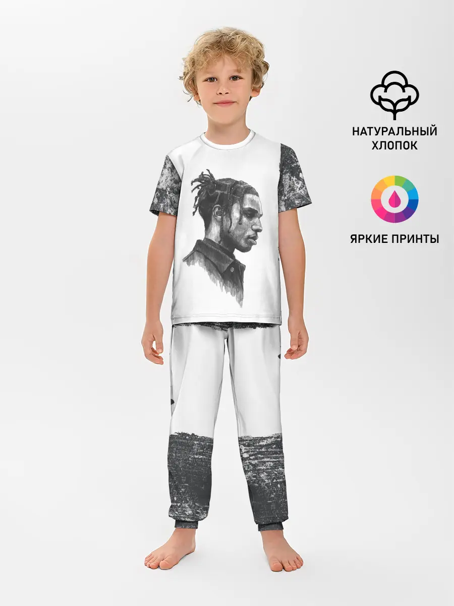 Детская пижама с брюками / ASAP ROCKY | АСАП (+спина) (Z)