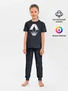 Детская пижама с брюками / RENAULT РЕНО 3Д ГЕОМЕТРИЯ 3D