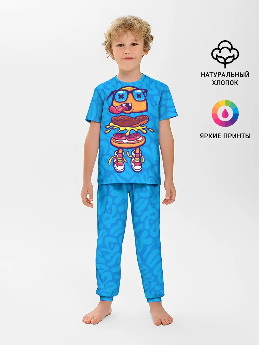 Детская пижама с брюками / Бутерброд монстрик