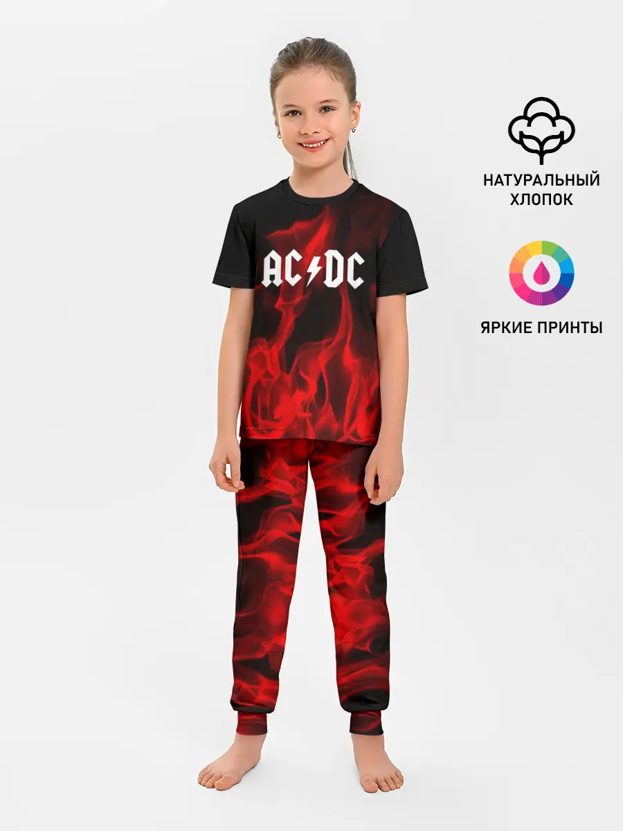 Детская пижама с брюками / AC DC