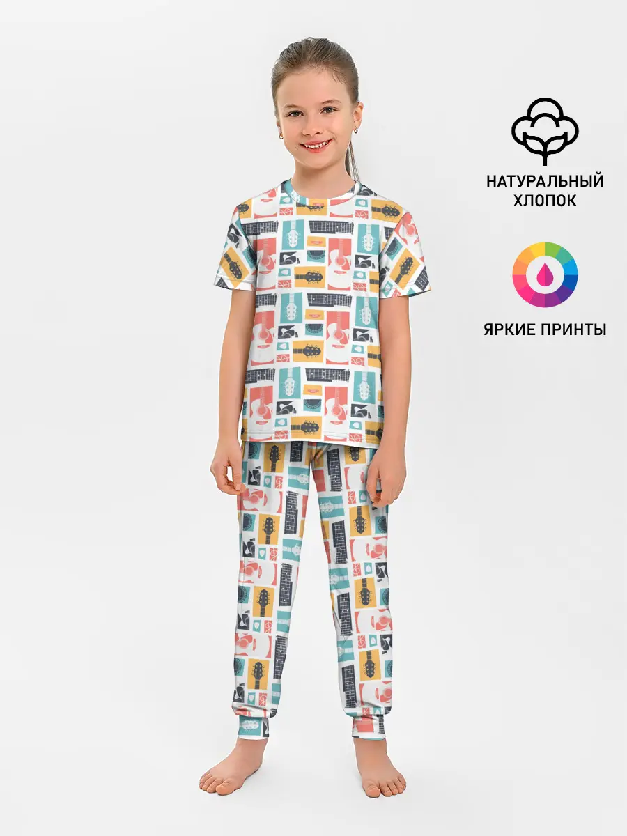 Детская пижама с брюками / Рок