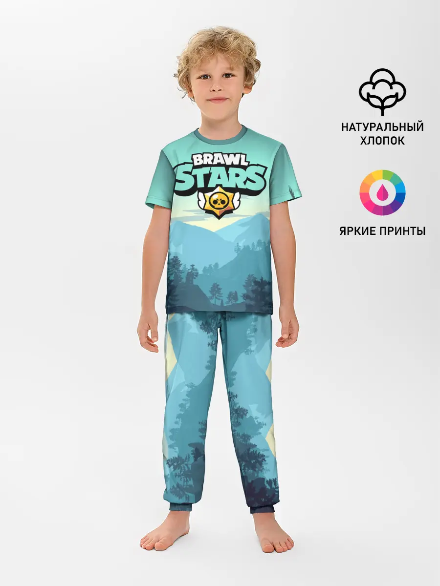Детская пижама с брюками / Brawl Stars