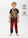 Детская пижама с брюками / Японский Тигр(иероглиф сзади)