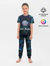 Детская пижама с брюками / Volkswagen слоган Das Auto