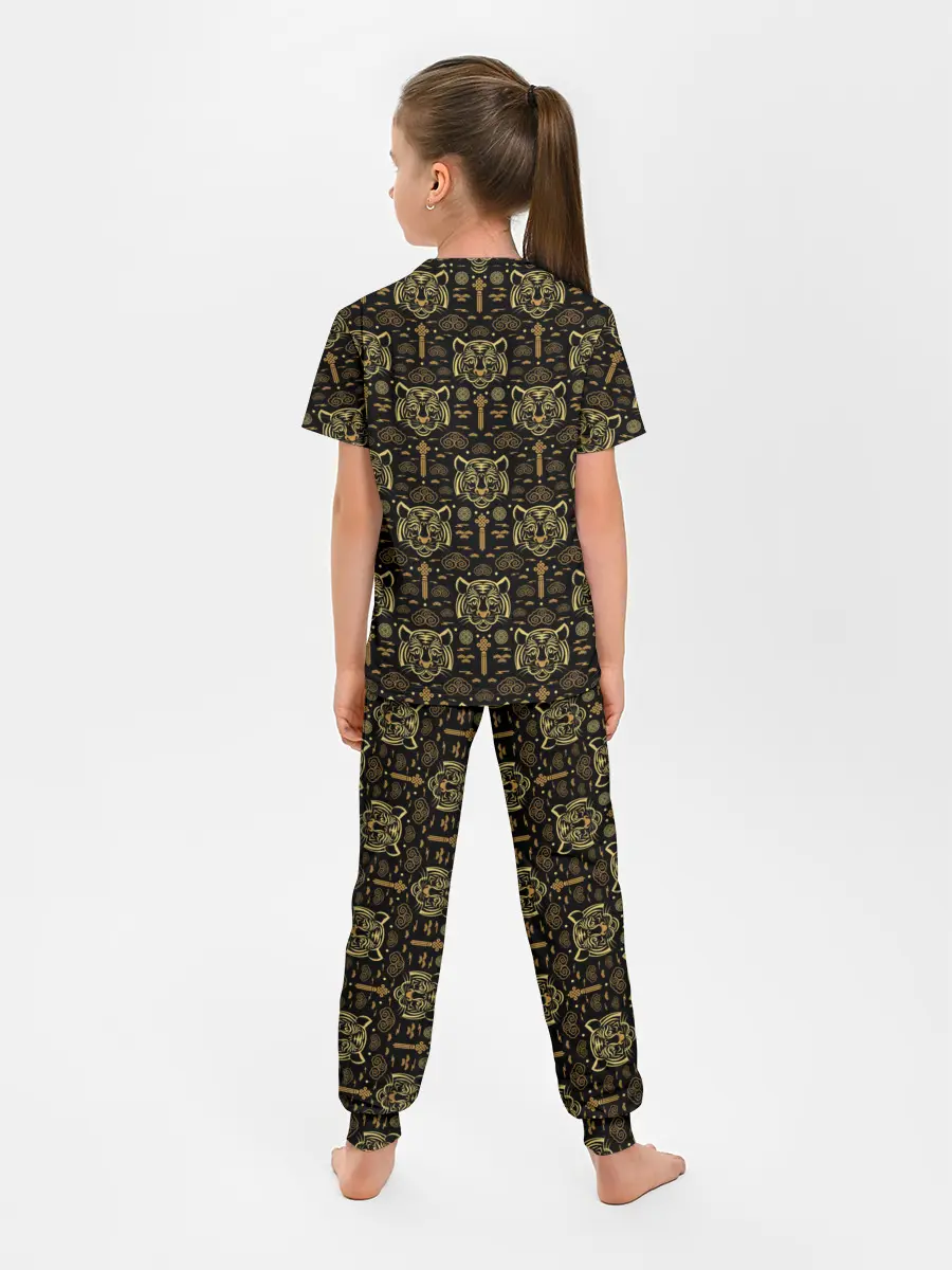 Детская пижама с брюками / Тигры / Tigers