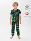 Детская пижама с брюками / Текстура
