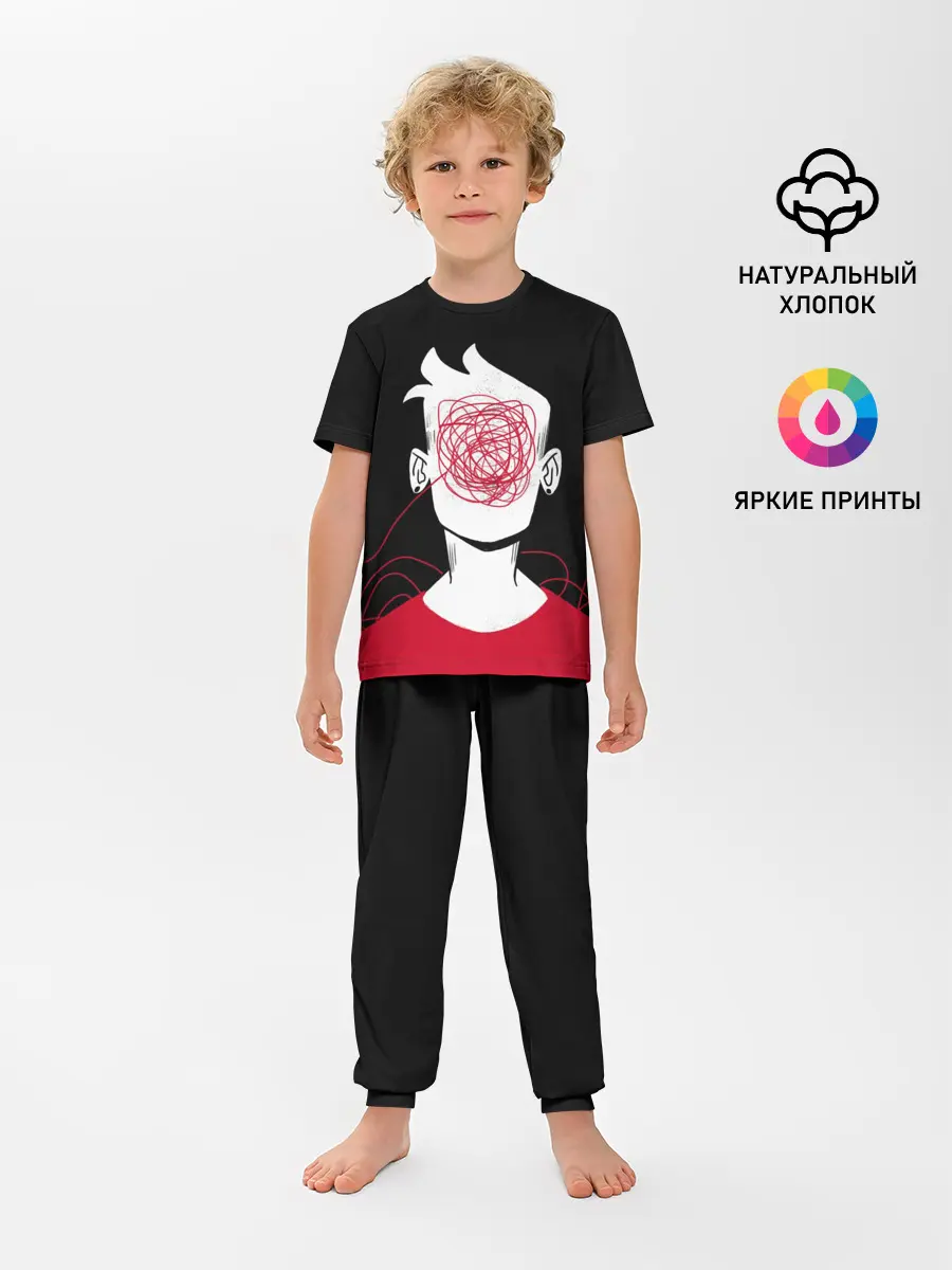 Детская пижама с брюками / парень
