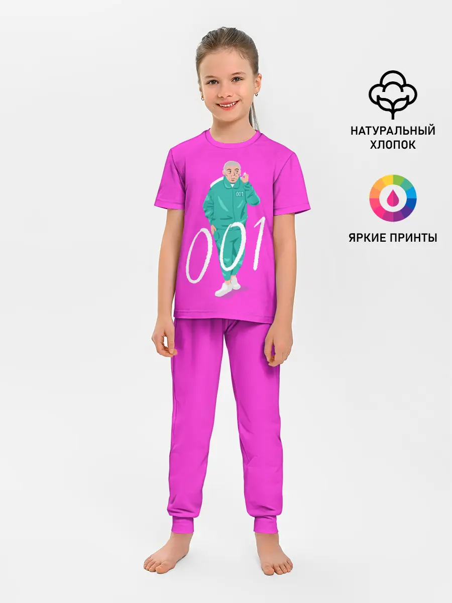 Детская пижама с брюками / Player 001