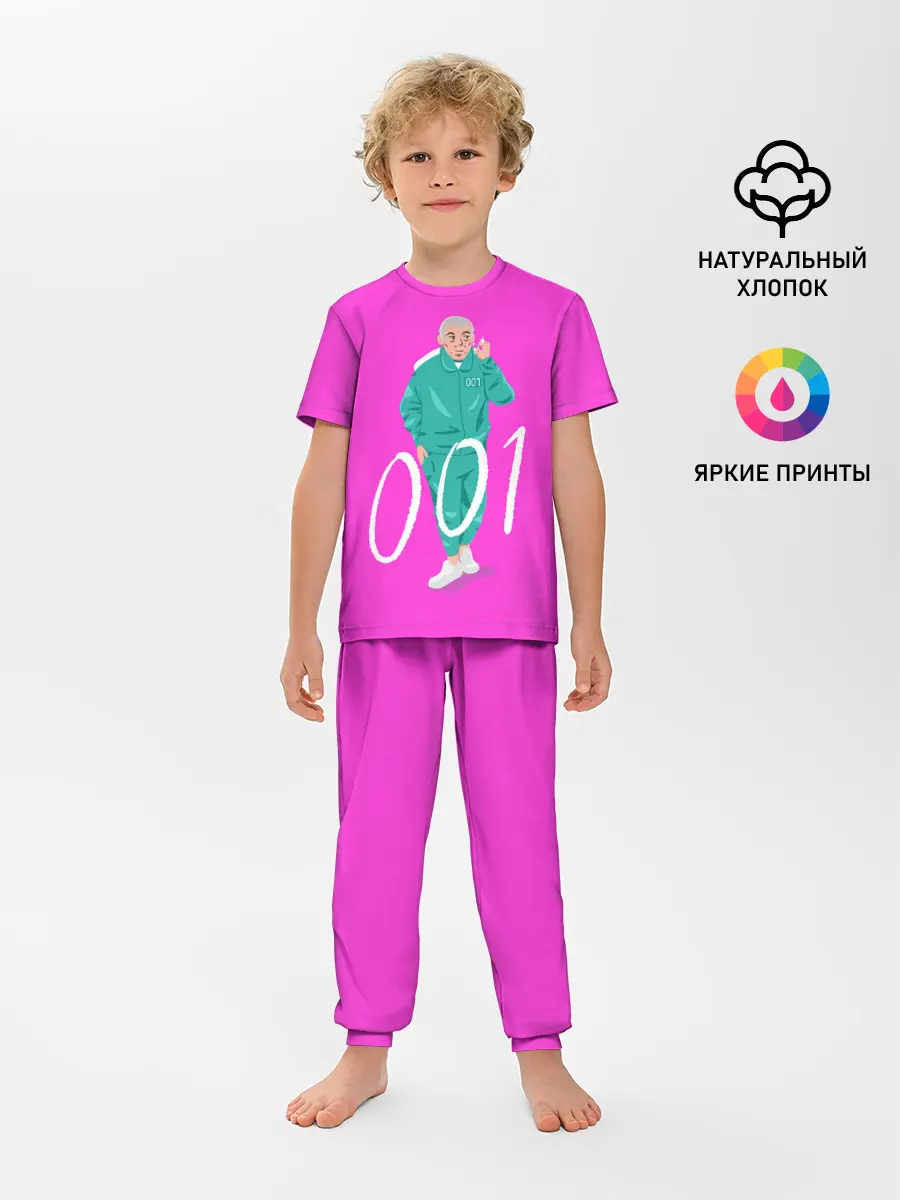 Детская пижама с брюками / Player 001