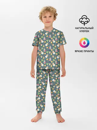 Детская пижама с брюками / С Новым Годом