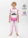 Детская пижама с брюками / Девушки и танки | Pink (Z)