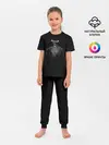 Детская пижама с брюками / Travis in black