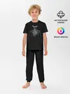 Детская пижама с брюками / Travis in black