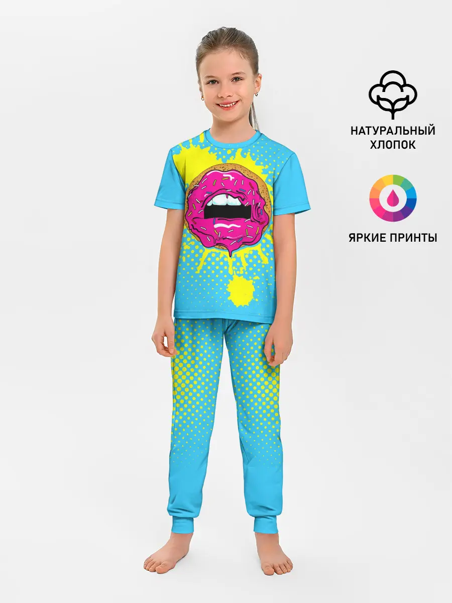 Детская пижама с брюками / Donut lips