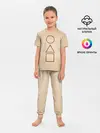 Детская пижама с брюками / ИГРА В КАЛЬМАРА, ФИГУРЫ ИГРЫ