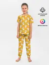Детская пижама с брюками / Корги Паттерн 2