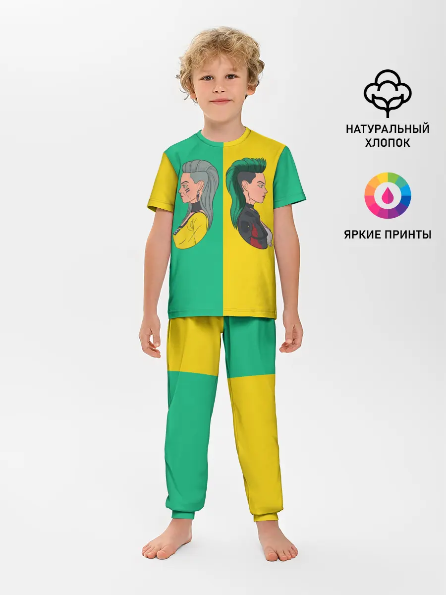 Детская пижама с брюками / Бестия
