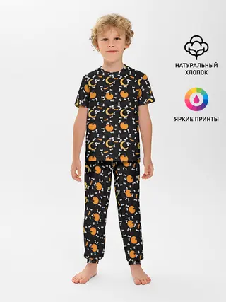 Детская пижама с брюками / Patern Halloween 5