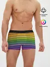 Мужские трусы боксеры / Радужные линии