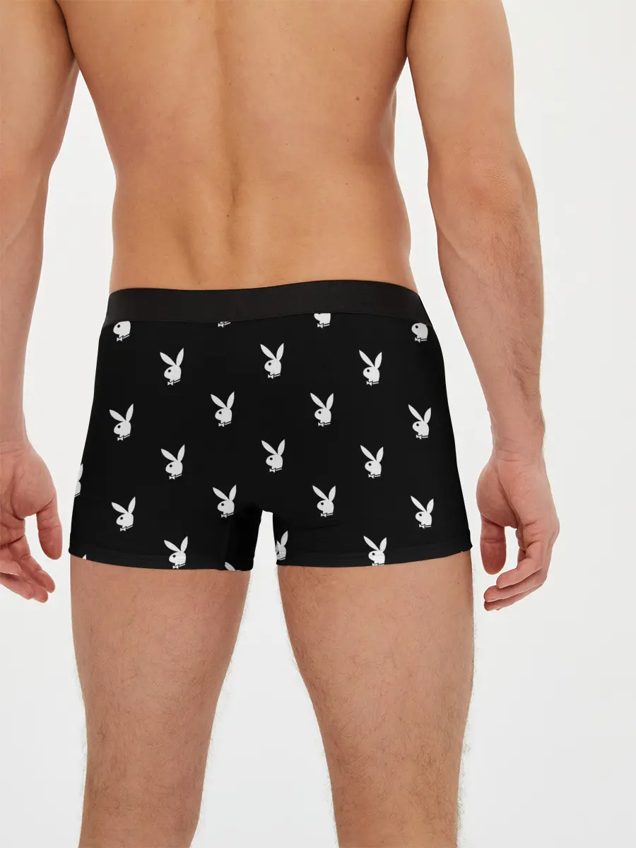Мужские трусы боксеры / ПЛЕЙБОЙ ПАТТЕРН | PLAYBOY PATTERN (Z)