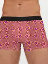 Мужские трусы боксеры / Желто Фиолетовая иллюзия вращения
