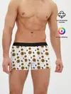 Мужские трусы боксеры / Узор и биткоина | Pattern