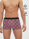 Мужские трусы боксеры / Клеточный узор
