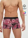 Мужские трусы боксеры / Иероглифы и Сакура 3D