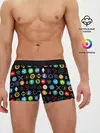 Мужские трусы боксеры / ЛОГОТИПЫ КРИПТОВАЛЮТ | CRYPTOCURRENCIES