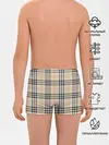 Трусы для мальчиков / клетчатый принт в стиле Burberry