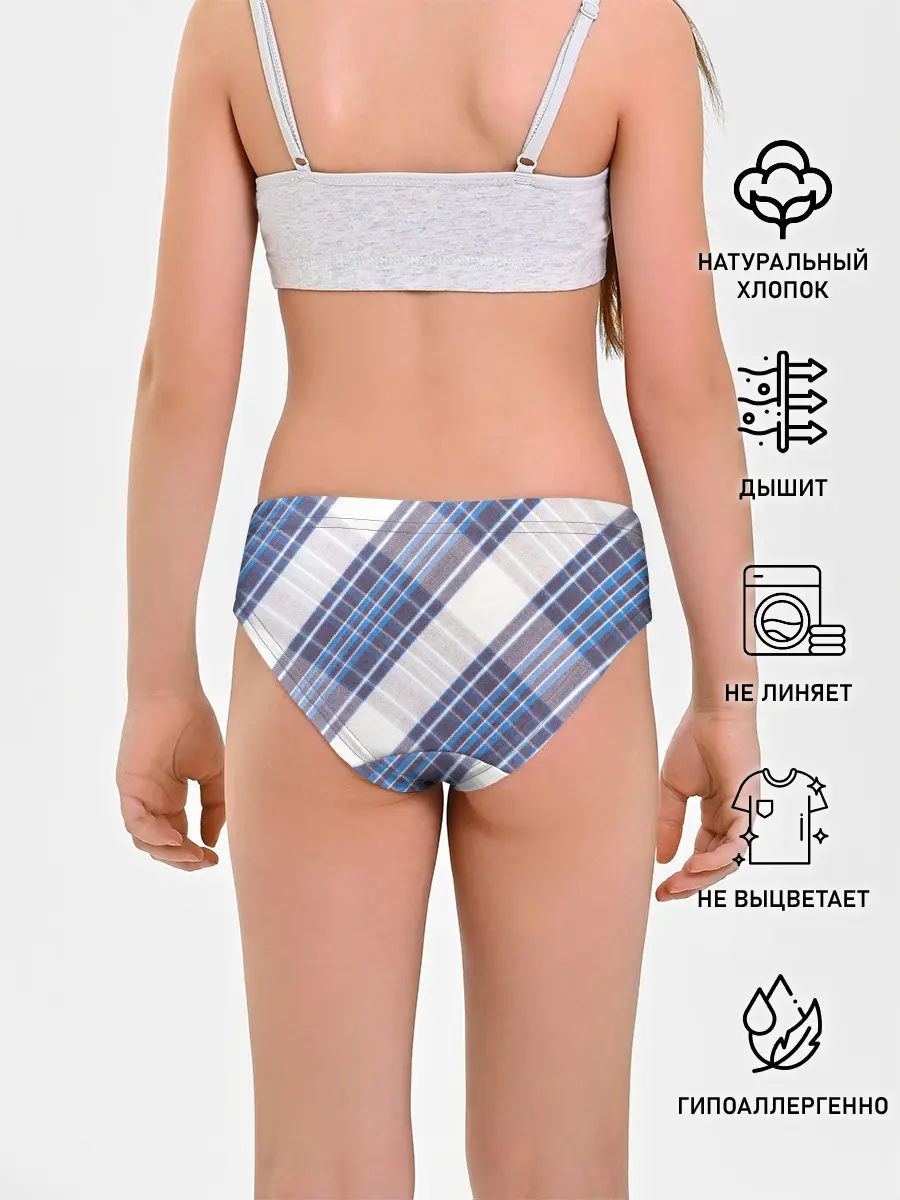 Трусы для девочек / Шотландка | Scottish | Tartan (Z)