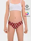 Трусы для девочек / Tassels red gold 3D space