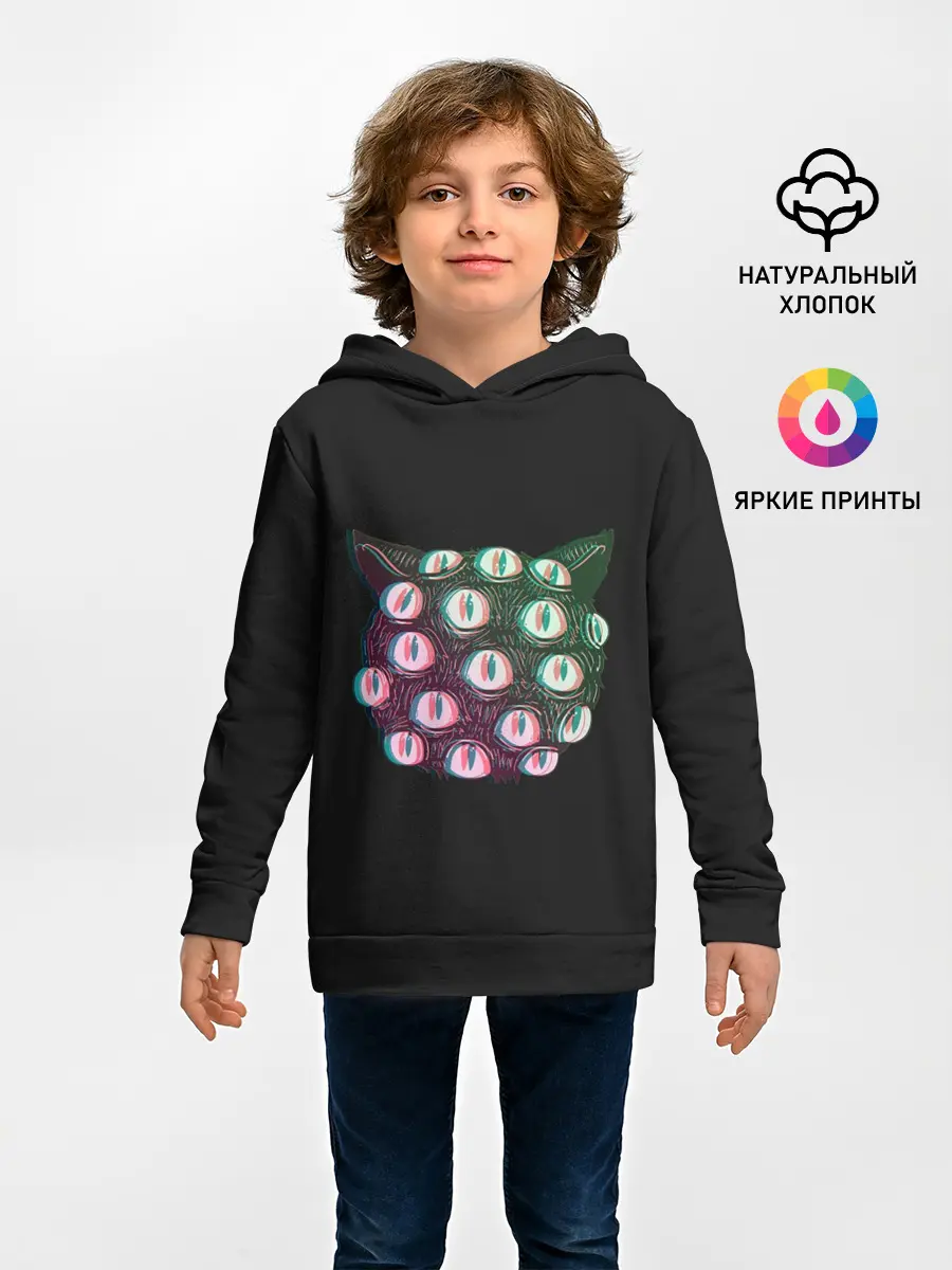 Детское худи / Космический Кот Монстр