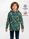 Детское худи / Паттерн из Тигров и Растений