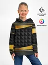 Детское худи / 3D luxury black gold Плиты 3Д