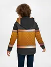Детское худи / 3d gold / black