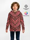 Детское худи / Полосатый тигровый узор